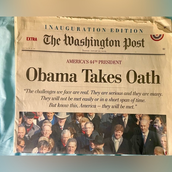 Wash Post 42 Pg Newspaper Section/Historic Inauguration Pres Obam… - Picture 2 of 4